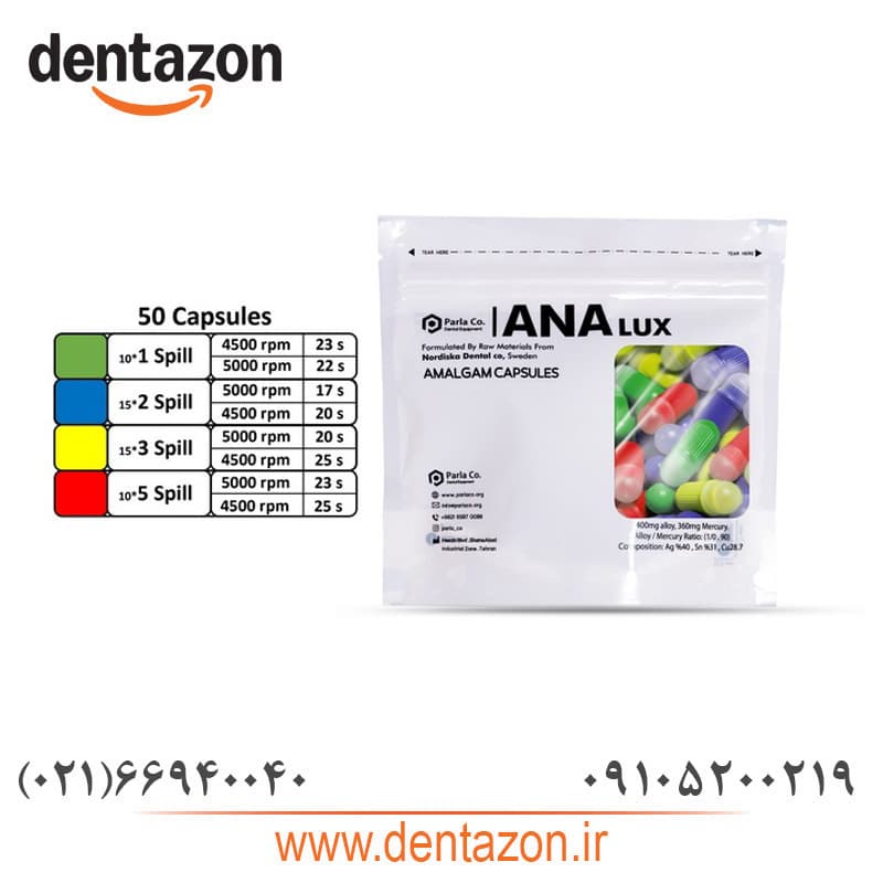 آمالکپ 50 عددی آنالوکس ANALUX