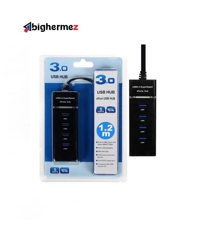 هاب 4 پورت USB3.0 سوپراسپید 1.2 متر مدل 1067