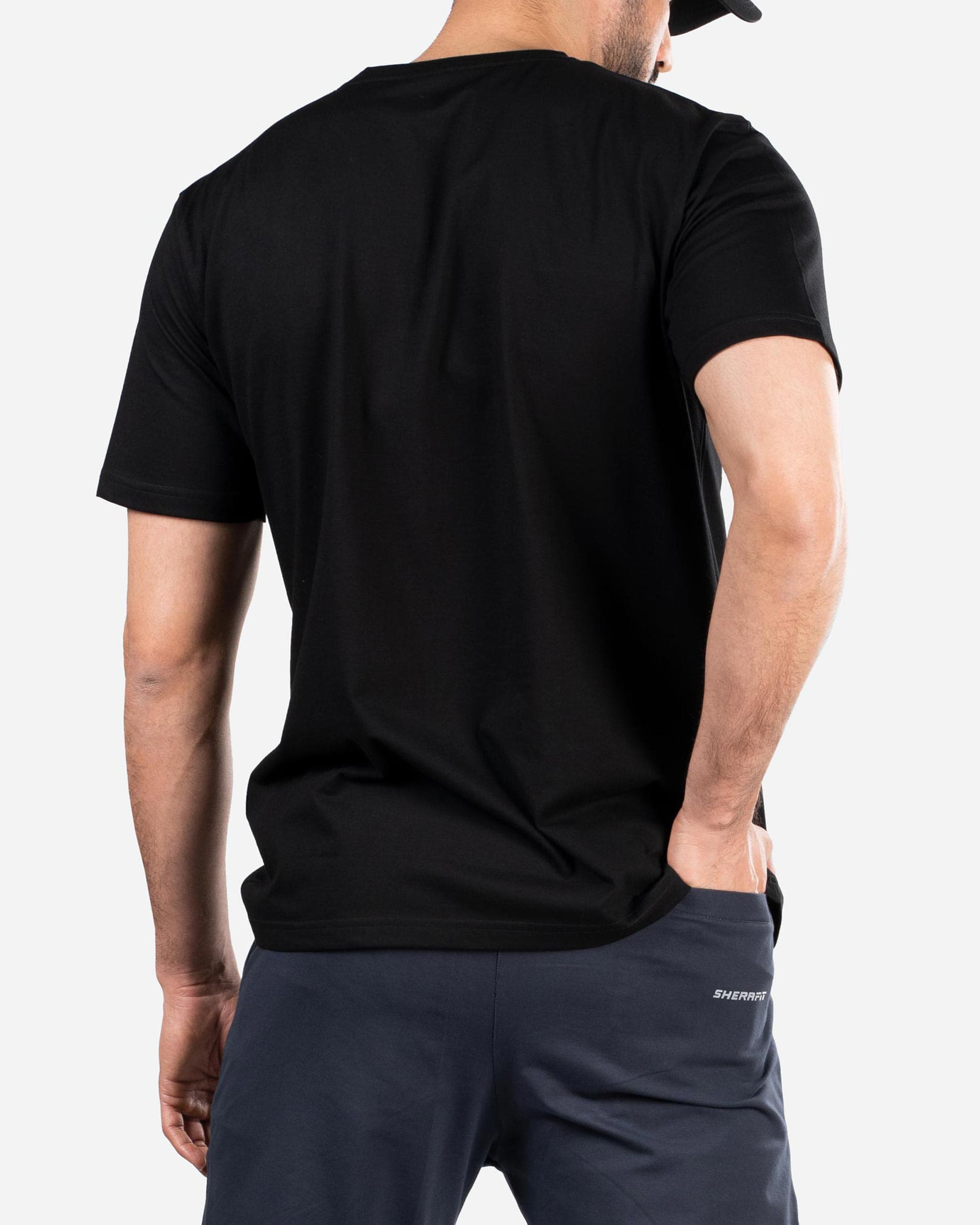 تیشرت نخ پنبه black — تصویر ۳