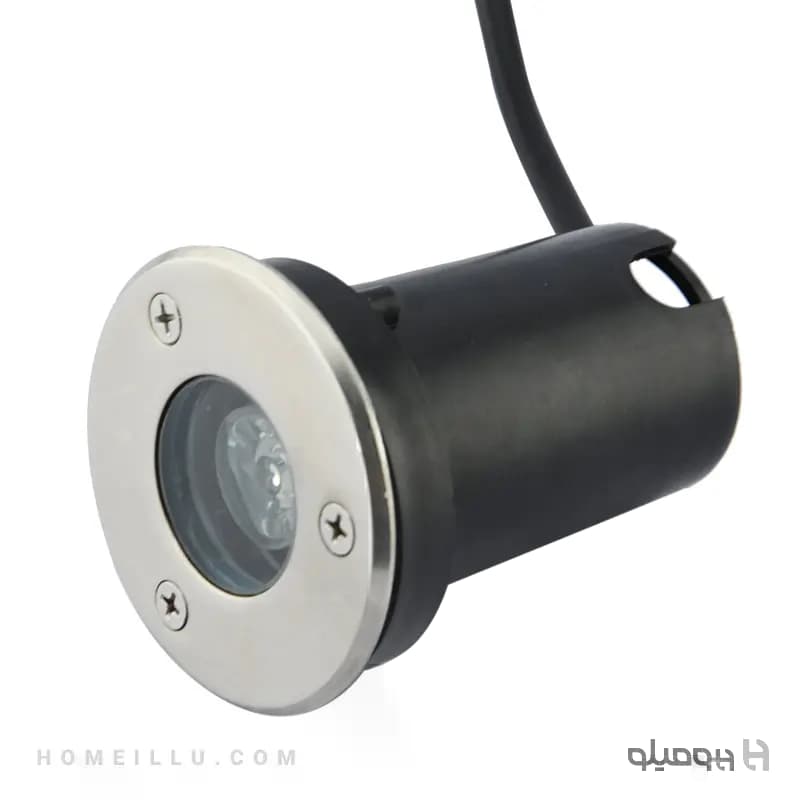 چراغ دفنی 1 وات ال ای دی توکار گرد B105