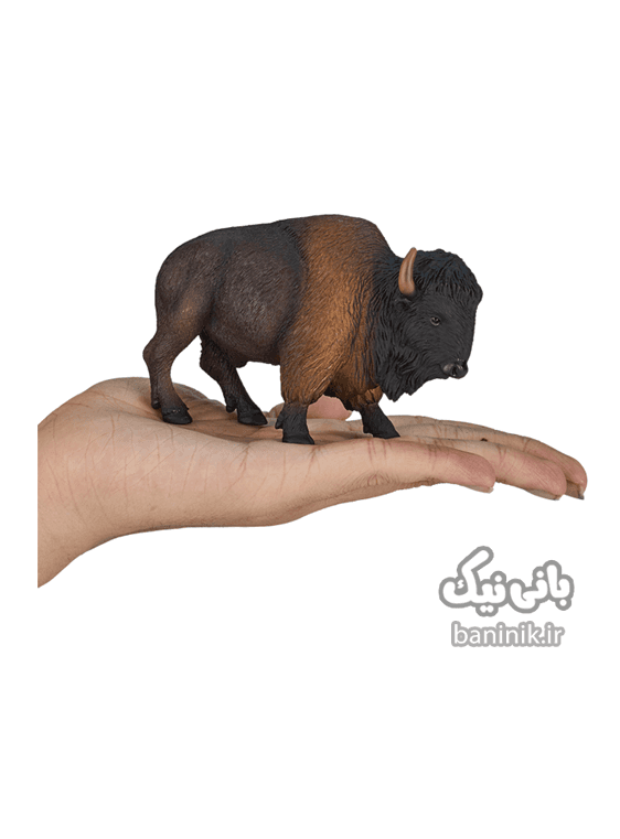 فیگور موجو سری بوفالو آمریکایی Mojo American Bison/Buffalo Figure — تصویر ۶