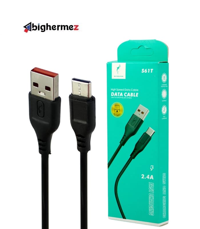کابل شارژ TYPE-C اسکای دلفین مدل S61T