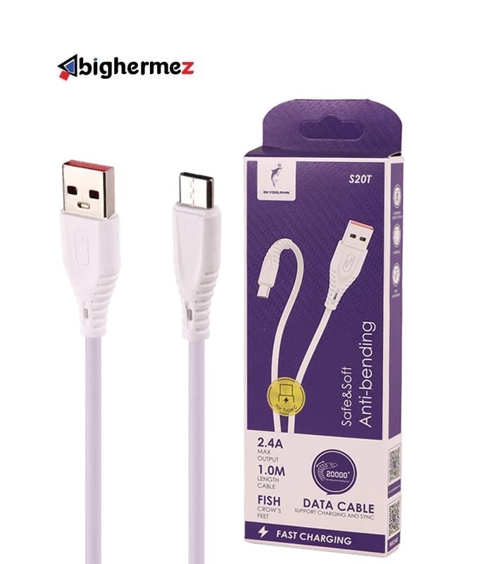 کابل شارژ TYPE-C اسکای دلفین مدل S20T — تصویر ۲