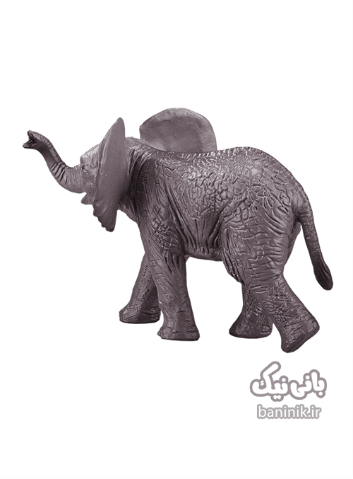فیگور موجو سری بچه فیل آفریقایی Mojo African Elephant Calf Figure — تصویر ۵