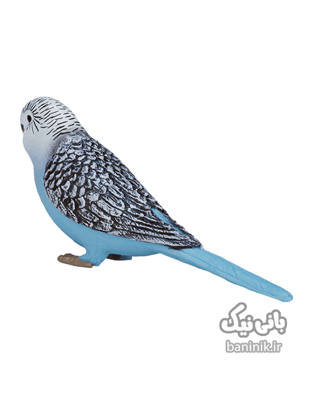 فیگور موجو سری مرغ عشق (آبی) Mojo Budgerigar (Blue) Figure — تصویر ۲