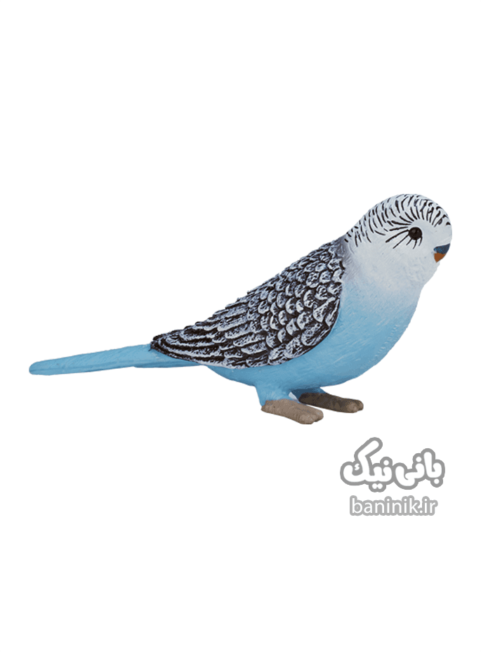 فیگور موجو سری مرغ عشق (آبی) Mojo Budgerigar (Blue) Figure — تصویر ۳