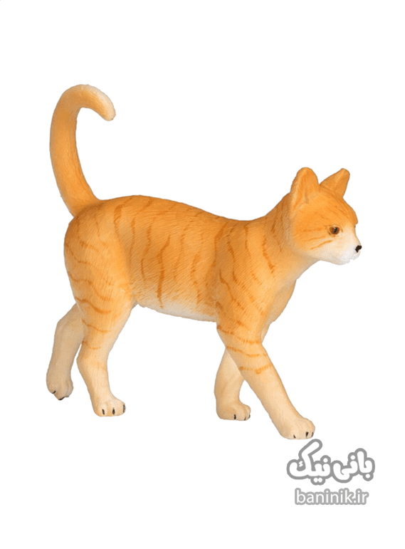 فیگور موجو سری گربه تابی Mojo Ginger Tabby Cat Figure
