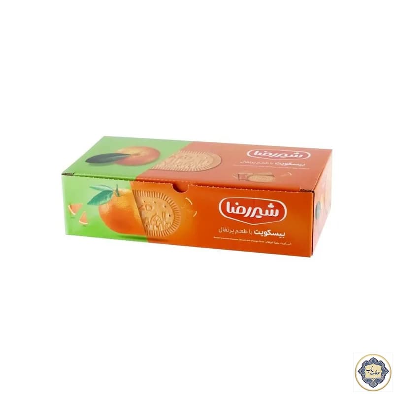 بیسکویت با طعم پرتقال شیررضا – 600 گرم