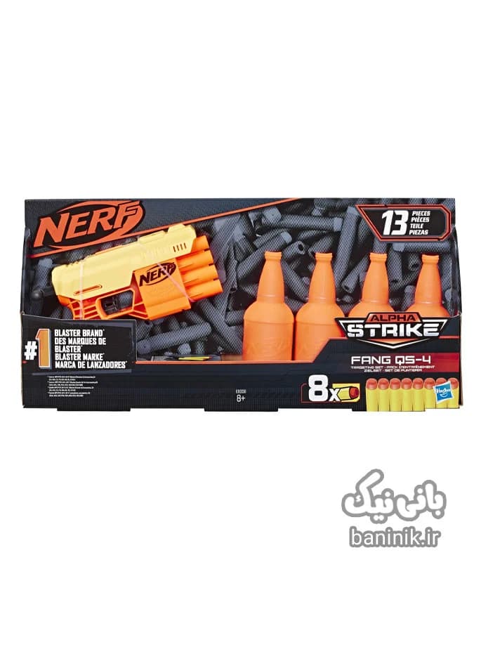 تفنگ نرف Nerf مدل Alpha Strike Fang