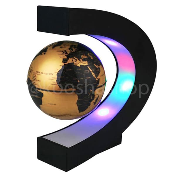 کره زمین مغناطیسی معلق چراغ دار LED
