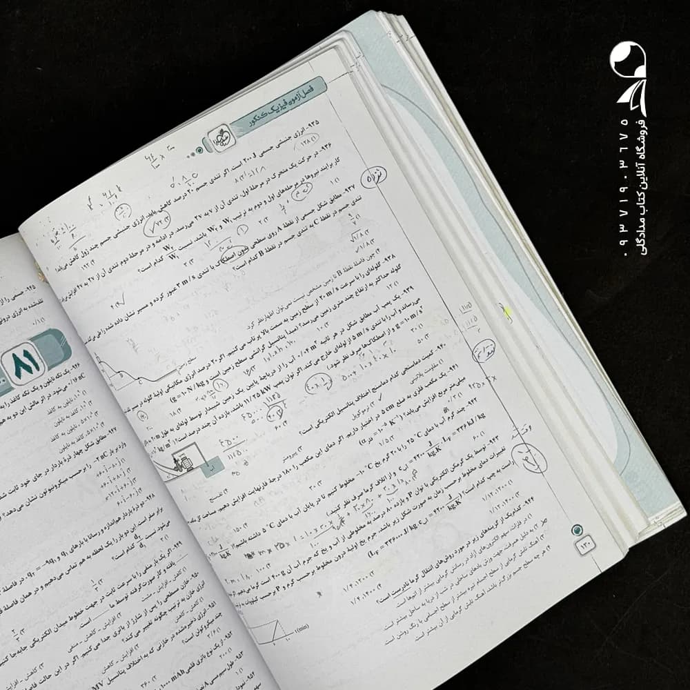 کتاب فصل آزمون فیزیک جامع رشته تجربی نشر خیلی سبز چاپ ۱۴۰۱ — تصویر ۳