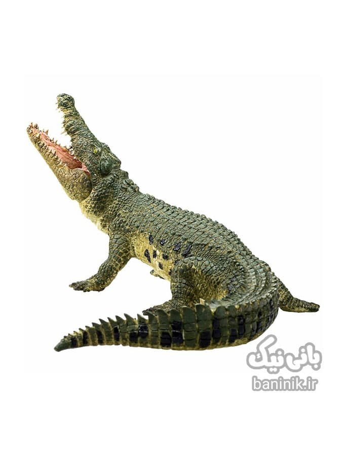 فیگور موجو سری کروکدیل با فک متحرک Mojo Crocodile with Articulated Jaw Figure — تصویر ۵