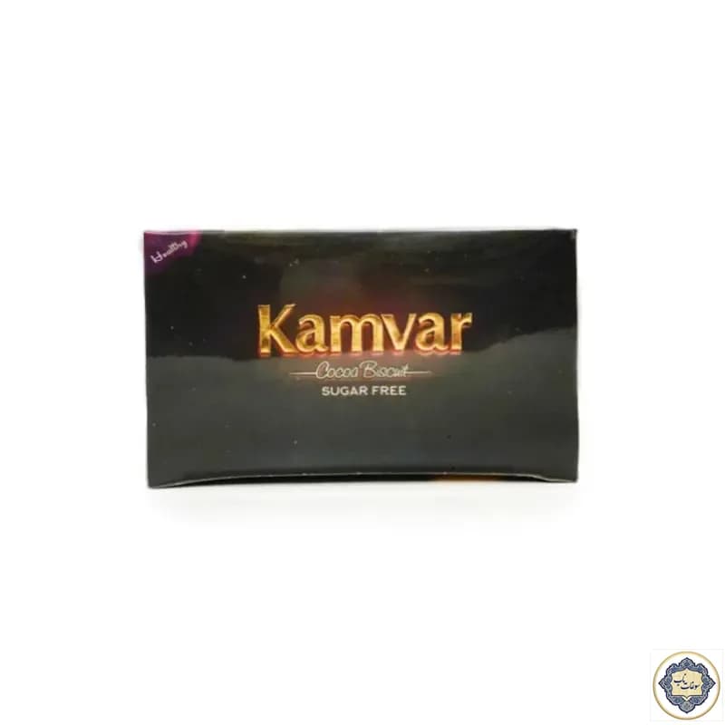 بیسکویت کاکائویی بدون قند کامور – 360 گرم