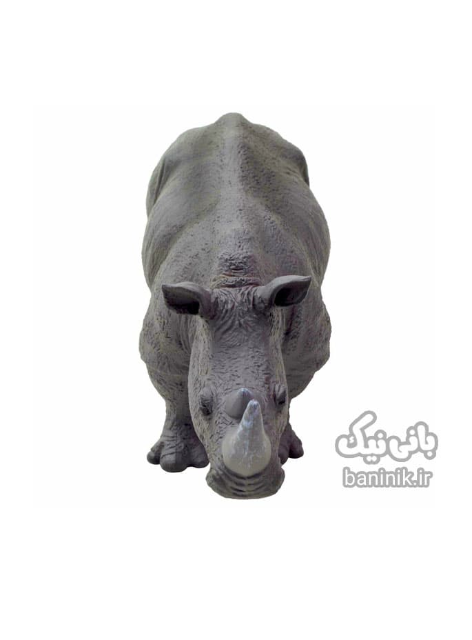 فیگور موجو سری کرگدن Mojo White Rhinoceros Figure — تصویر ۳