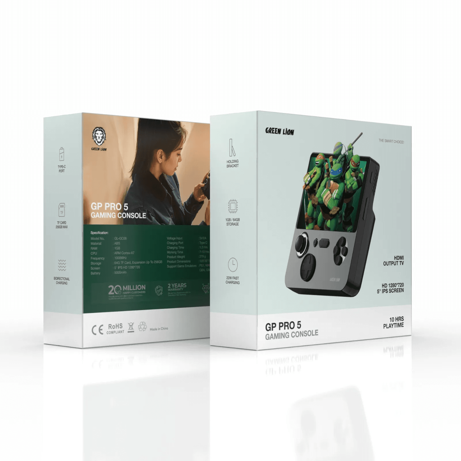 کنسول بازی قابل حمل گرین لاین مدل GP PRO 5 — تصویر ۴