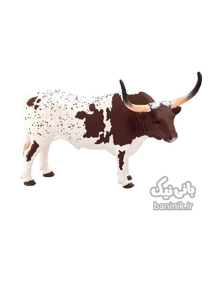 فیگور گاو شاخ بلند تگزاس Mojo Texas Longhorn Boll Figure