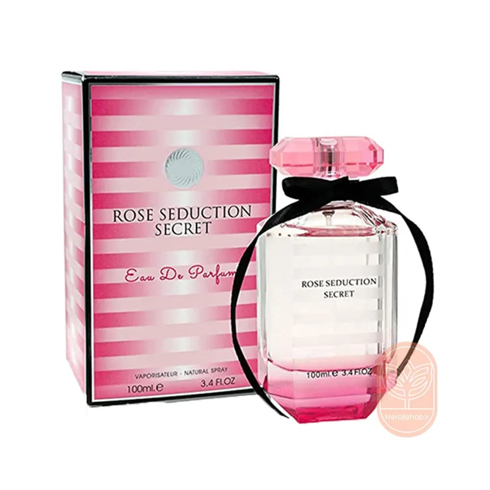 عطر فراگرنس ورد ویکتوریا سکرت بامب شل | Fragrance World Rose Seduction Secret