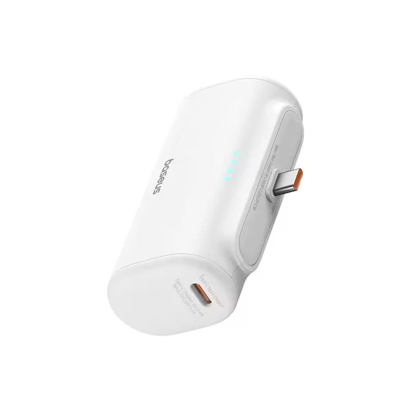 پاوربانک باسئوس مدل Compact Fast Charging Type-C Edition | ظرفیت 5000 میلی آمپر ساعت — تصویر ۲