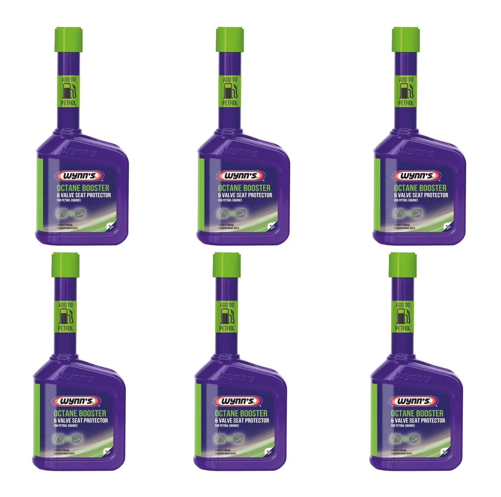 اکتان بوستر و مکمل سوخت وینز مدل Octane Booster حجم 325 میلی لیتر بسته 6 عددی