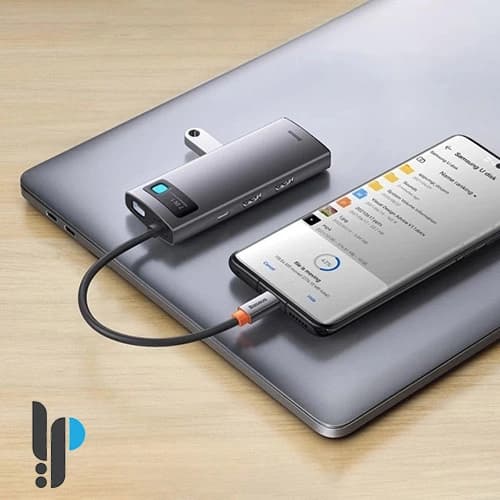 هاب 7 پورت USB-C بیسوس مدل WKWG040013 — تصویر ۳