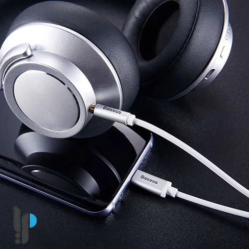 کابل Type-c به Aux بیسوس مدل baseus cam01 طول 1.2 متر — تصویر ۲