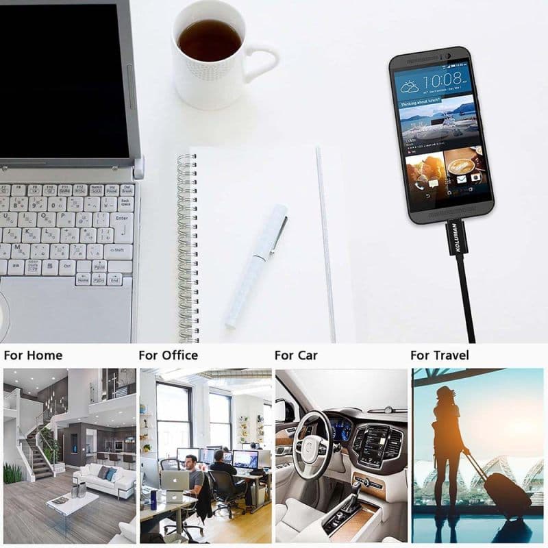 کابل تبدیل USB به microUSB کلومن مدل KD14 طول 1 متر — تصویر ۵
