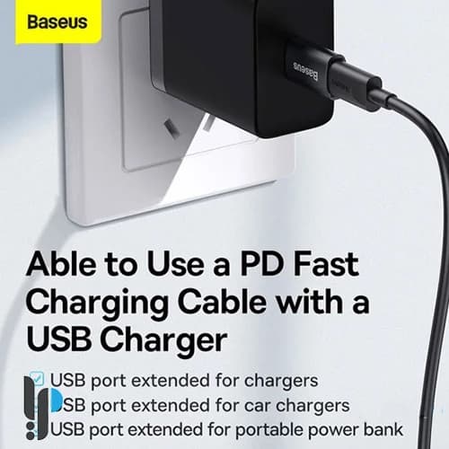 مبدل USB 3.1 به Type-C بیسوس مدل Zjjq000101 — تصویر ۳