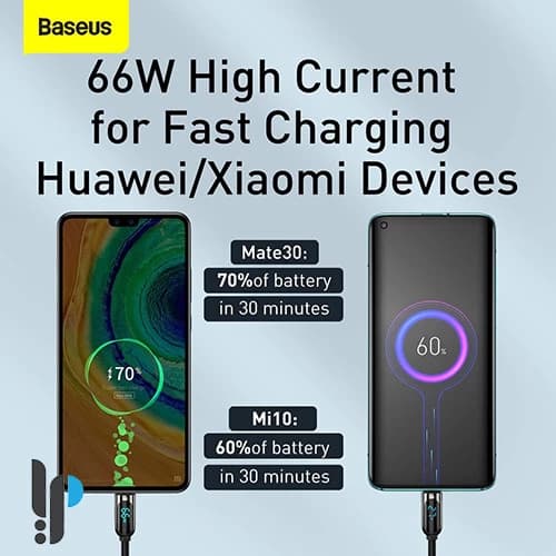 کابل تبدیل USB به USB-C بیسوس مدل CASX020101 طول 2 متر — تصویر ۴