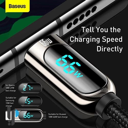 کابل تبدیل USB به USB-C بیسوس مدل CASX020101 طول 2 متر — تصویر ۵