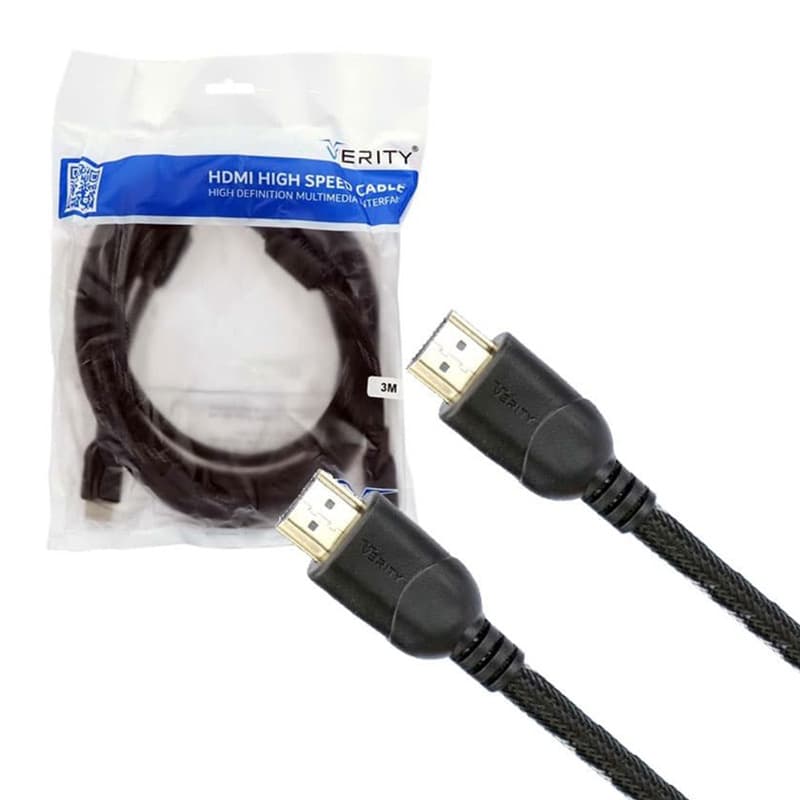 کابل HDMI 3 متری نویز گیردار سیم نسوز Verity