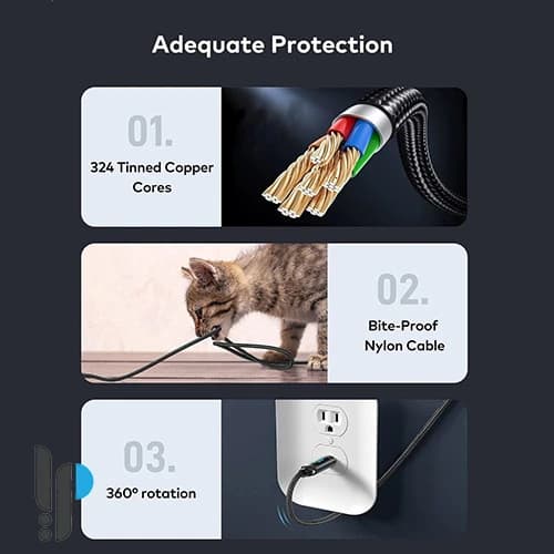کابل شارژ تایپ سی بیسوس Baseus Display CATSK-C01 — تصویر ۴