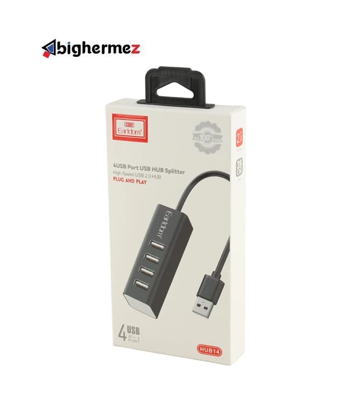 هاب 4 پورت USB2.0 ارلدام مدل HUB14 — تصویر ۳