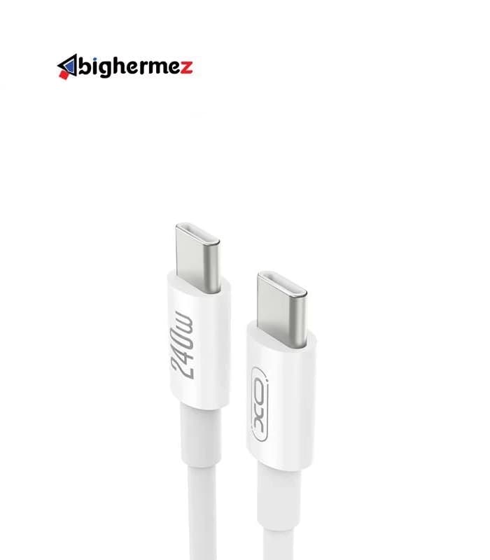 کابل شارژ دوسر TYPE-C ایکس او مدل NB-Q298 240W