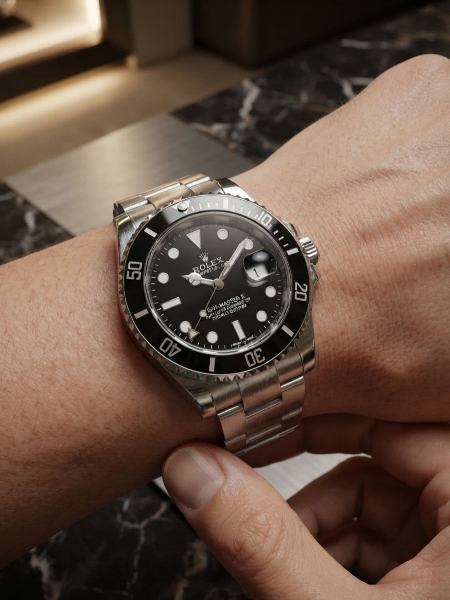 ساعت مردانه رولکس ROLEX کیفیت مستر کد 3072 — تصویر ۲