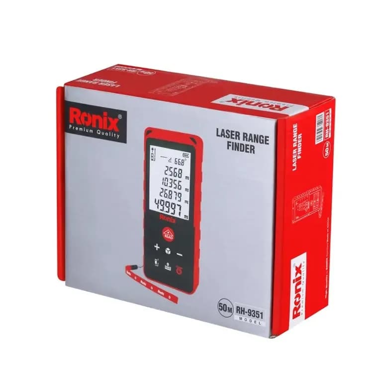 متر لیزری رونیکس مدل RH-9351 برد 50 متر — تصویر ۴