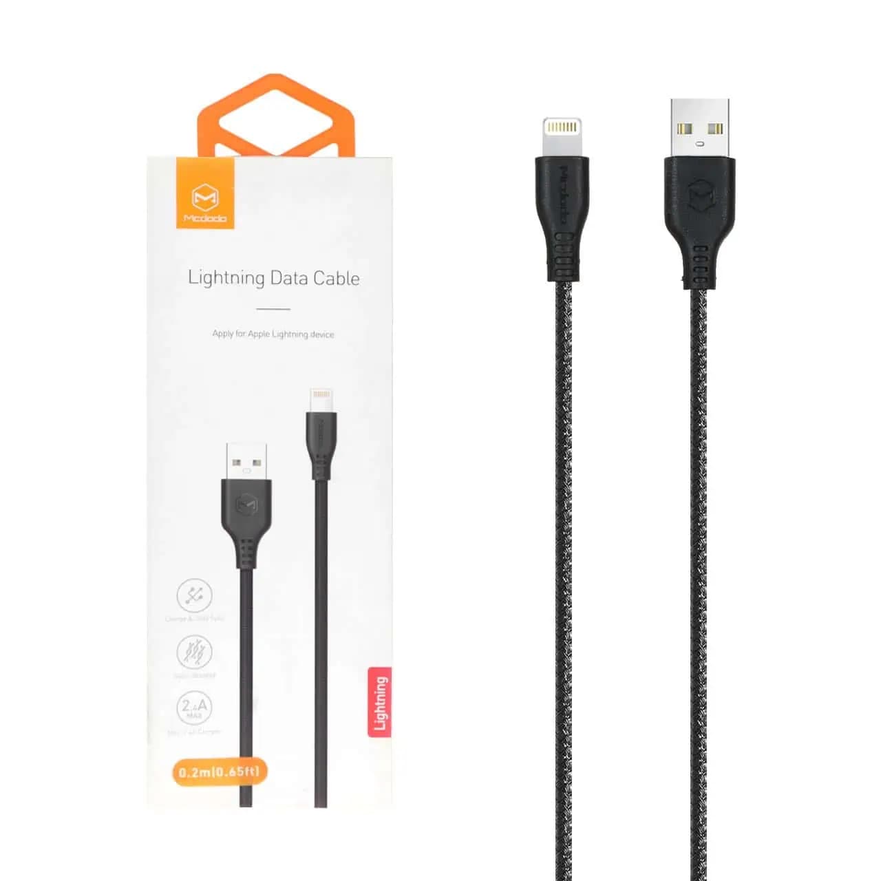 کابل شارژ فست پاوربانک آیفون مک دودو مدل CA-5153 – مشکی