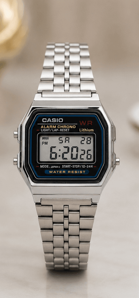 ساعت مچی زنانه برند CASIO مدل نوستالژی