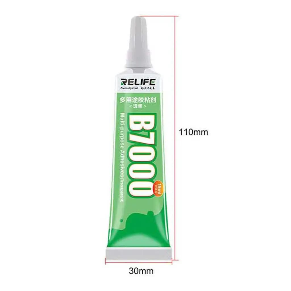 چسب بی رنگ Relife B7000 حجم 15 میلیلیتر — تصویر ۲
