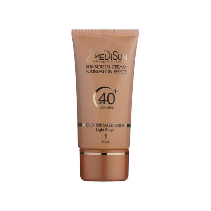 ضد آفتاب کرم‌ پودری مدیسان SPF40 مناسب پوست چرب و حساس حجم 30 میلی لیتر — تصویر ۲