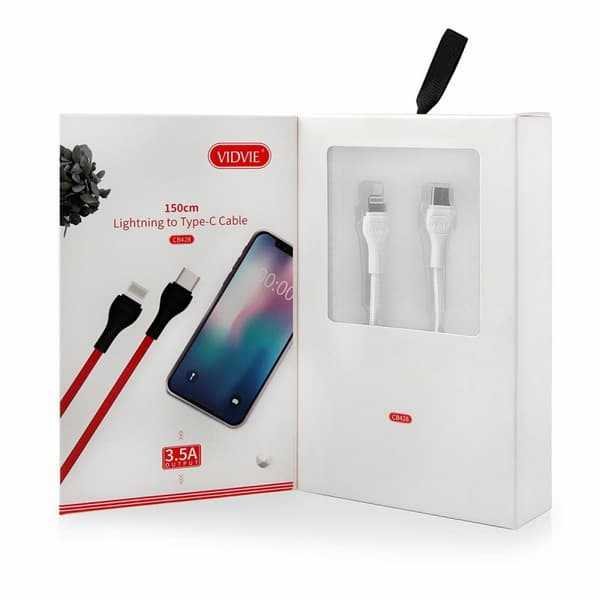 کابل تبدیل USB-C به لایتنینگ ویدوی مدل CB428 طول 1.5 متر — تصویر ۴