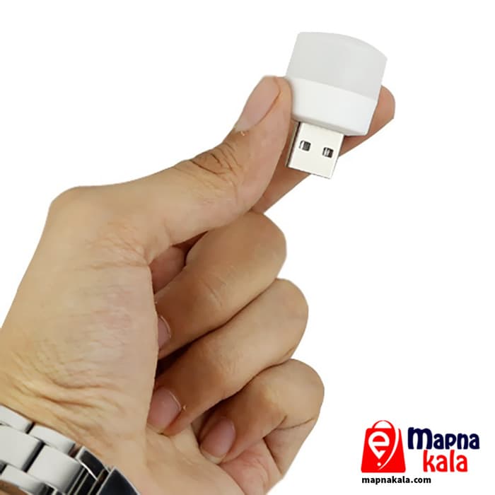 لامپ USB LED کوچک 1 وات نور سفید — تصویر ۲