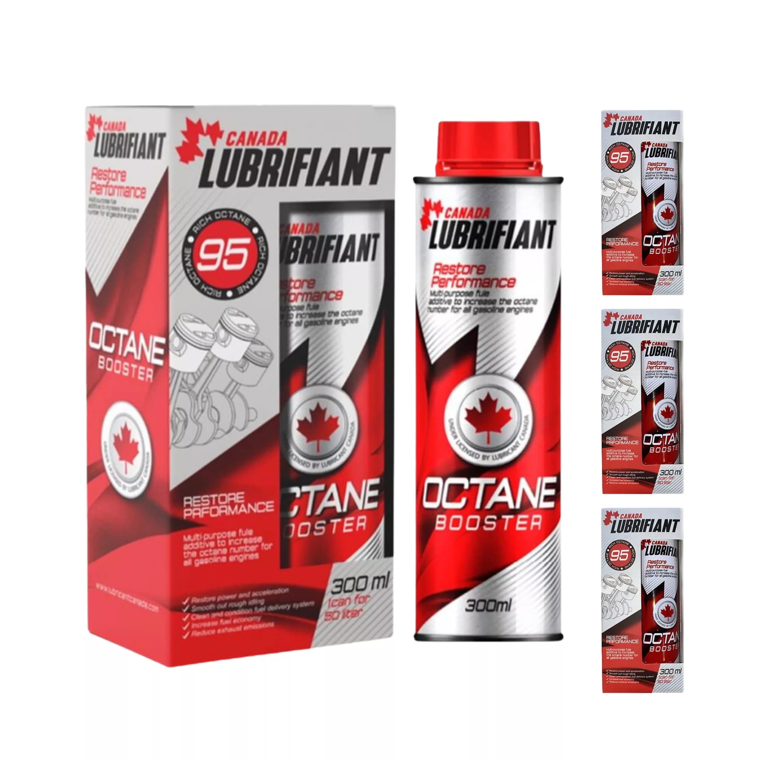 اکتان بوستر کانادا لوبریفنت مدل rich octane حجم 300 میلی لیتر بسته 4 عددی — تصویر ۷