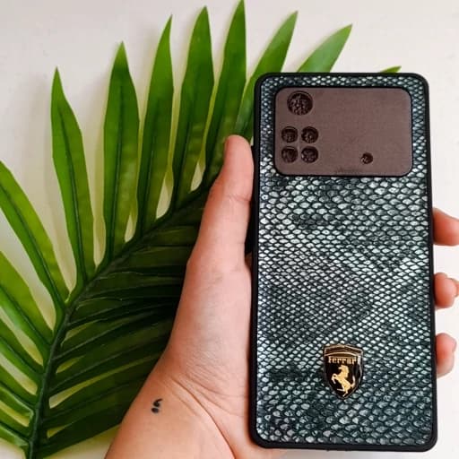 گارد گوشی Poco m4 pro طرح سوسماری رنگ سبز یشمی قاب و کاور موبایل