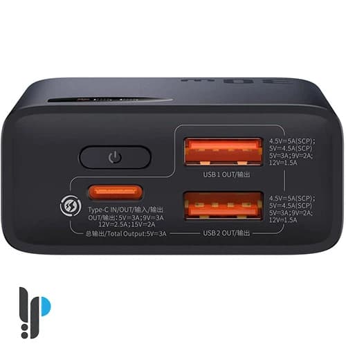 پاوربانک ۳۰ واتی بیسوس مدل Baseus Adaman2 PPAD0400 ظرفیت ۱۰۰۰۰ میلیآمپر — تصویر ۴