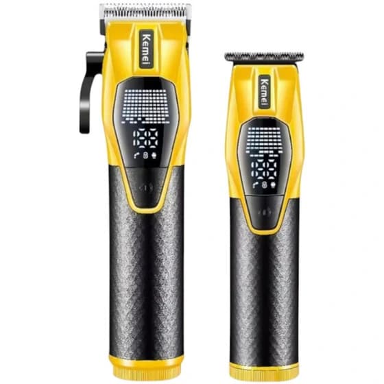 ست ماشین اصلاح کیمی مدل KM-8561 با تیغه استیل ضد زنگ