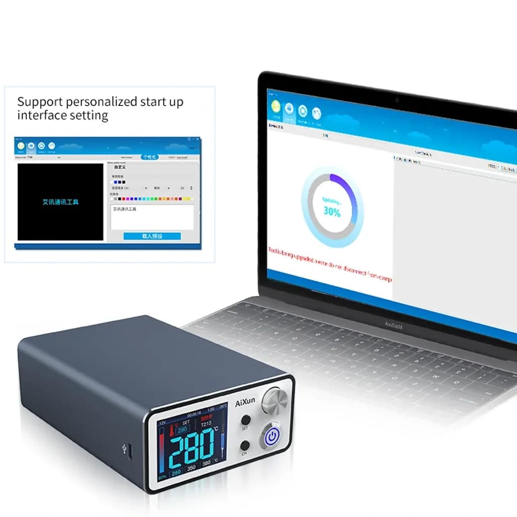 هویه Aixun T3B دسته T210 — تصویر ۴