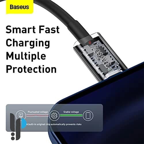 کابل تبدیل Type-C به لایتنینگ باسئوس مدل Baseus Superior Series CATLYS — تصویر ۴