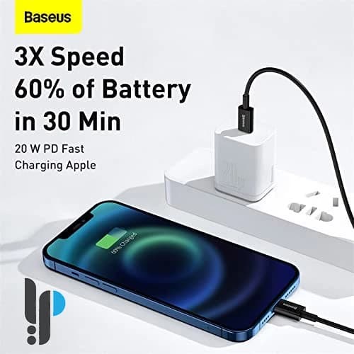 کابل تبدیل Type-C به لایتنینگ باسئوس مدل Baseus Superior Series CATLYS — تصویر ۵