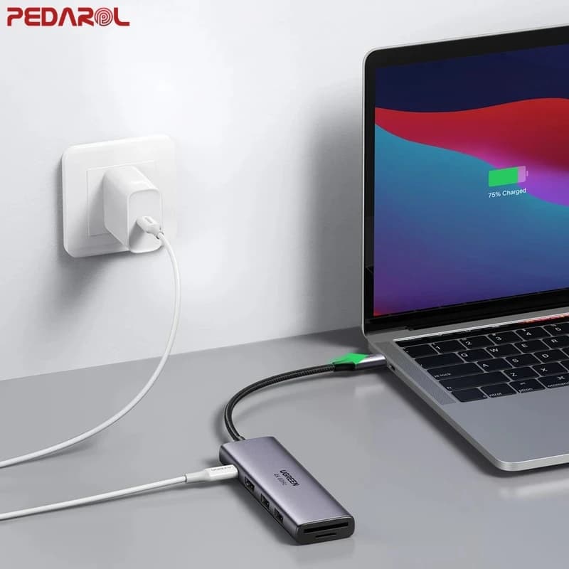 هاب 6 پورت USB-C یوگرین مدل CM511 کد 60384 — تصویر ۶