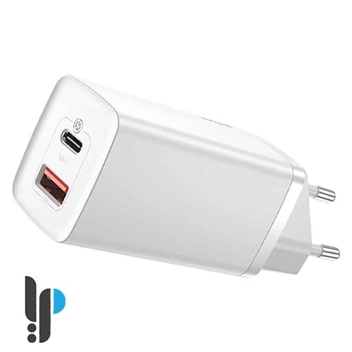 شارژر دیواری ۶۵ واتی بیسوس مدل Baseus GaN2 Lite CCGAN2L-B EU — تصویر ۲